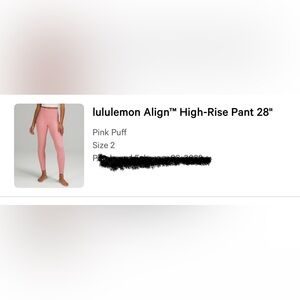 lululemon Align™ High-Rise Pant 28"